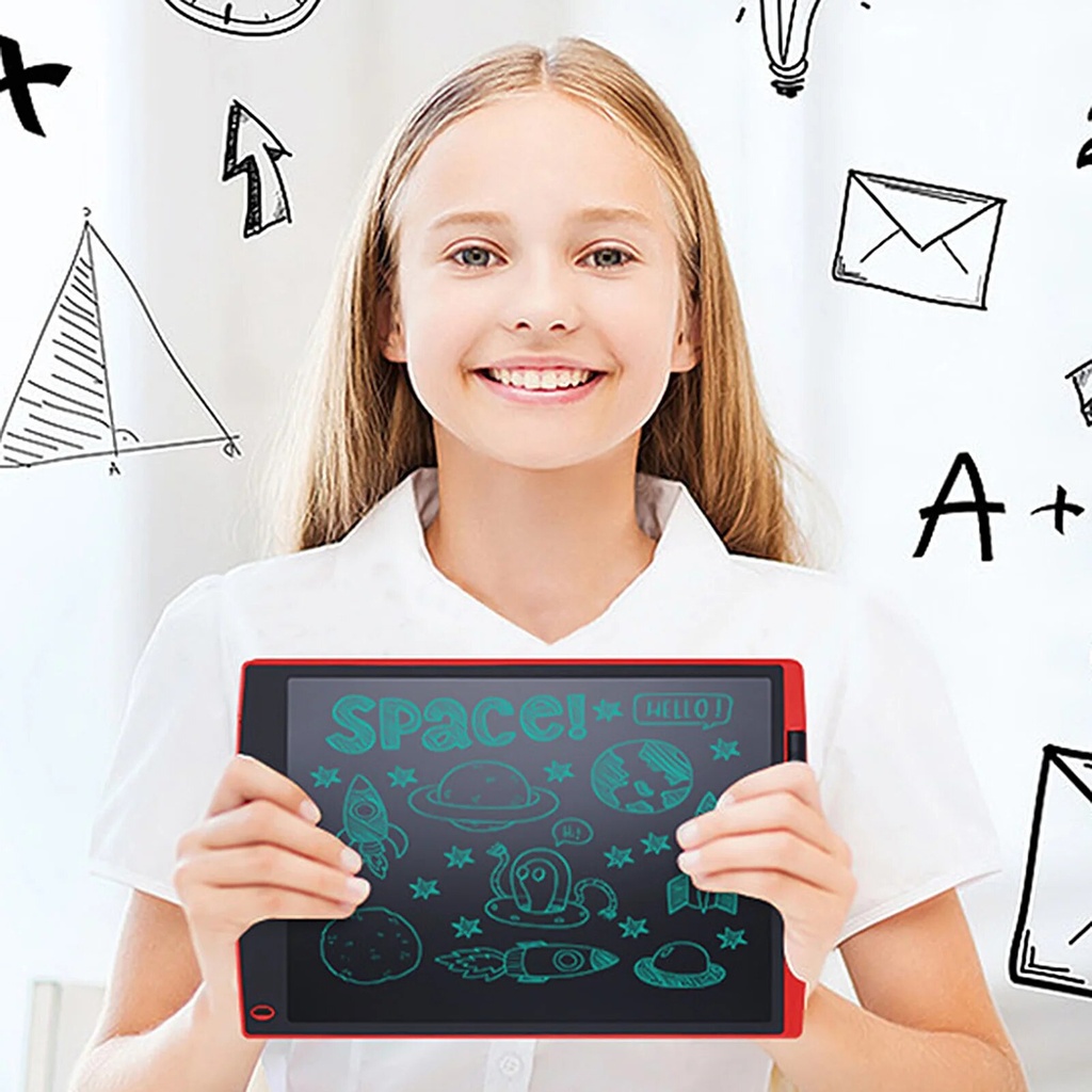 تابلت تعليمي الوان للرسم والكتابة وتنمية مهارات الأطفال شاشة 16 بوصة