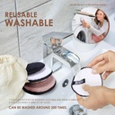 اسفنجة ازالة المكياج السحرية قابلة للغسيل لاعادة الاستخدام