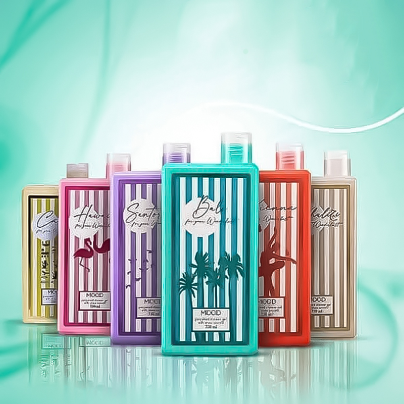 ٧٥٠ جرام بروائح مختلفة مميزة تدوم وقت طويل Mood شاور جل