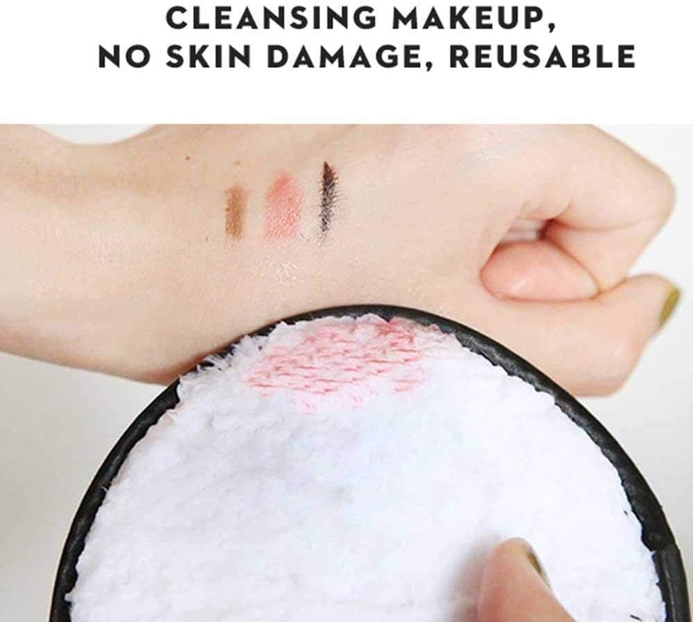 اسفنجة إزالة المكياج السحرية قطعتين قابلة للغسيل لإعادة الاستخدام