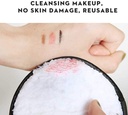 اسفنجة إزالة المكياج السحرية قطعتين قابلة للغسيل لإعادة الاستخدام