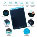 تابلت تعليمي الوان للرسم والكتابة وتنمية مهارات الأطفال شاشة 12 بوصه