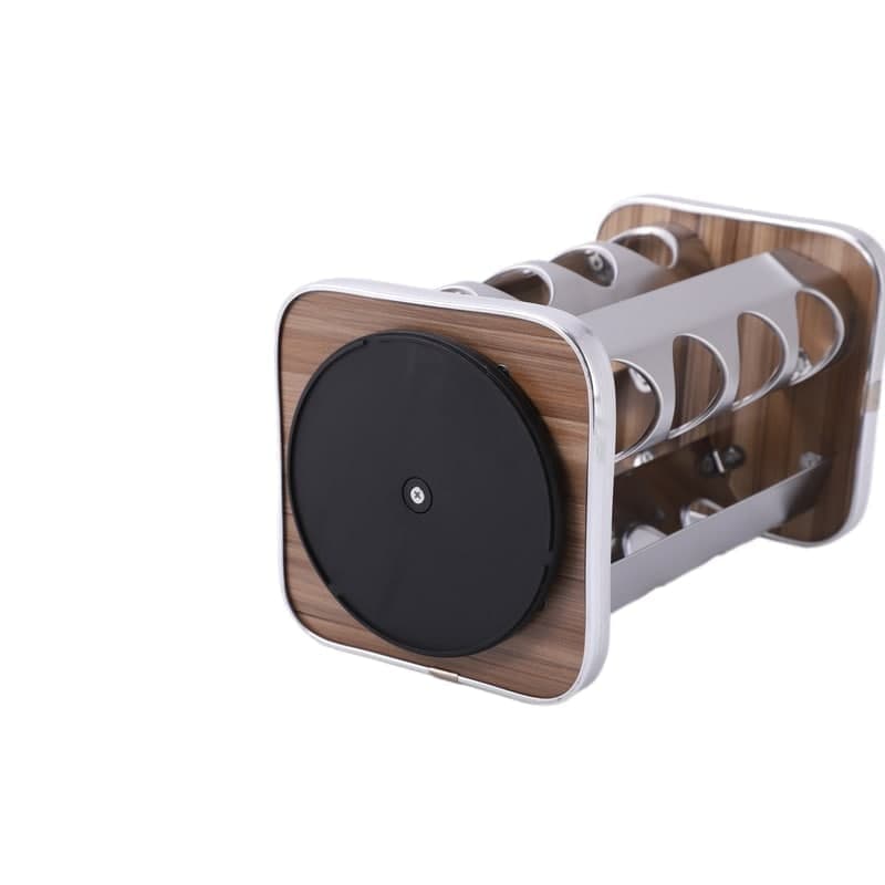 حامل توابل دوار 360 درجة مع 12 برطمان زجاجي