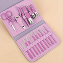 طقم باديكير 16 قطعة للعناية بأظافر اليد والقدم