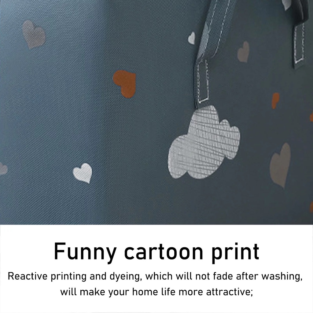 شنطة تخزين للملابس والبطاطين والوسائد ولعب الاطفال بجزء شفاف لسهولة رؤية المحتويات بيد لسهولة الحمل