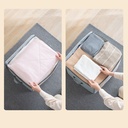 شنطة تخزين ملابس كبيرة مطبوعة باشكال كرتونية مختلفة باتنين يد لسهولة الحمل والتنقل متعددة الاستخدامات ا