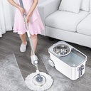 جردل بمسحة دوارة 360 درجة وعجلات تسهل عليكي تنظيف احترافي للارضيات المنزلية