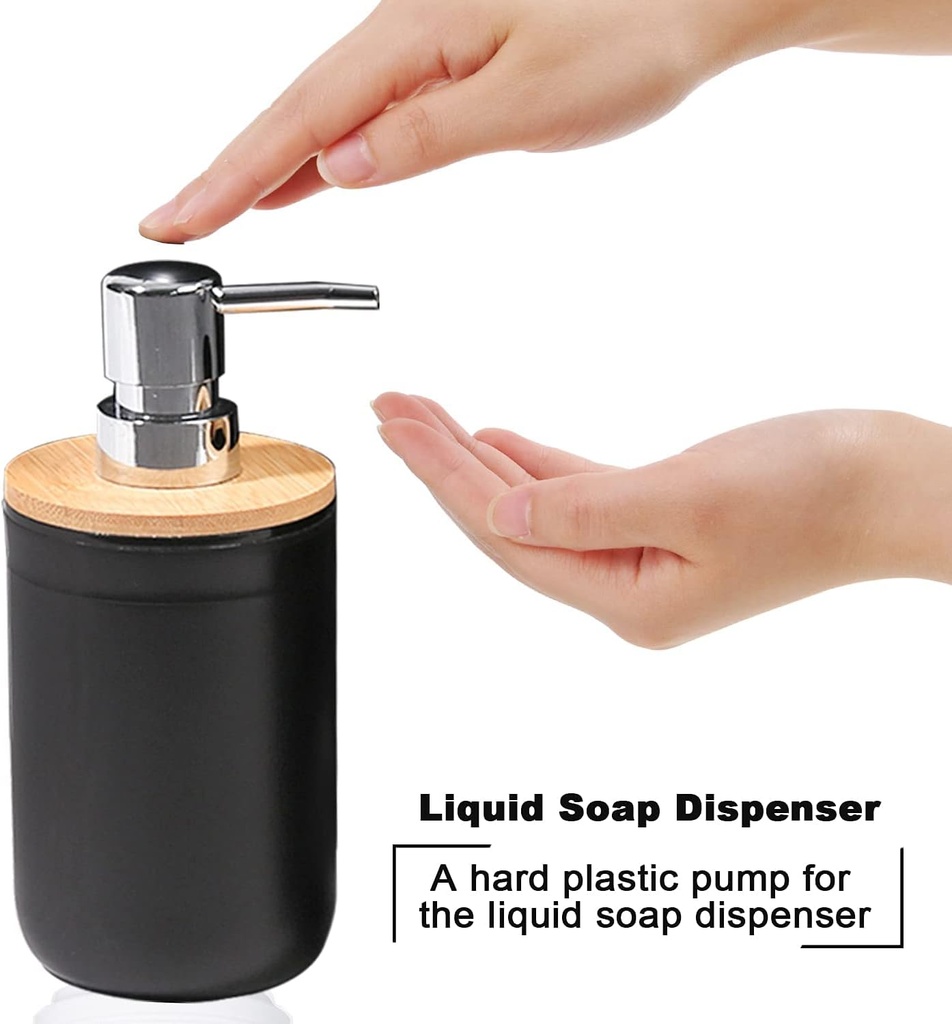 طقم حمام 6 قطع للحفاظ علي نظافة وترتيب وتنظيم الحمام بشكل شيك