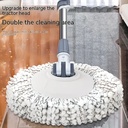 جردل بعجلتين وممسحة دوارة  360 درجة وحلة عصر ستانلس ستيل قوية تسهل عليكي تنظيف احترافي للارضيات المنزلية