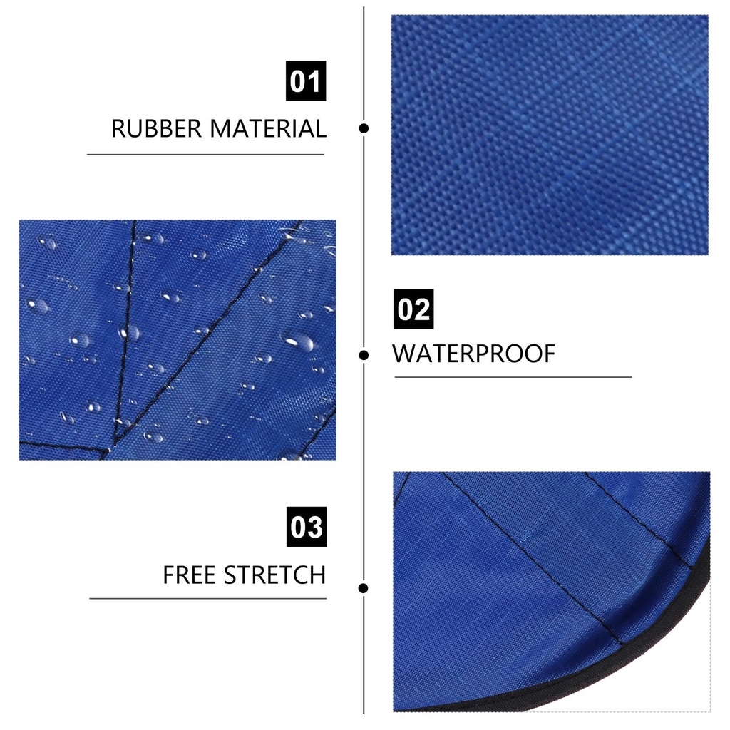 واقي احذية محمول قابل للطي بدون استخدام اليدين مقاوم للماء وقابلة لاعادة الاستخدام للسفر والعمال المنزليين و للمنزل