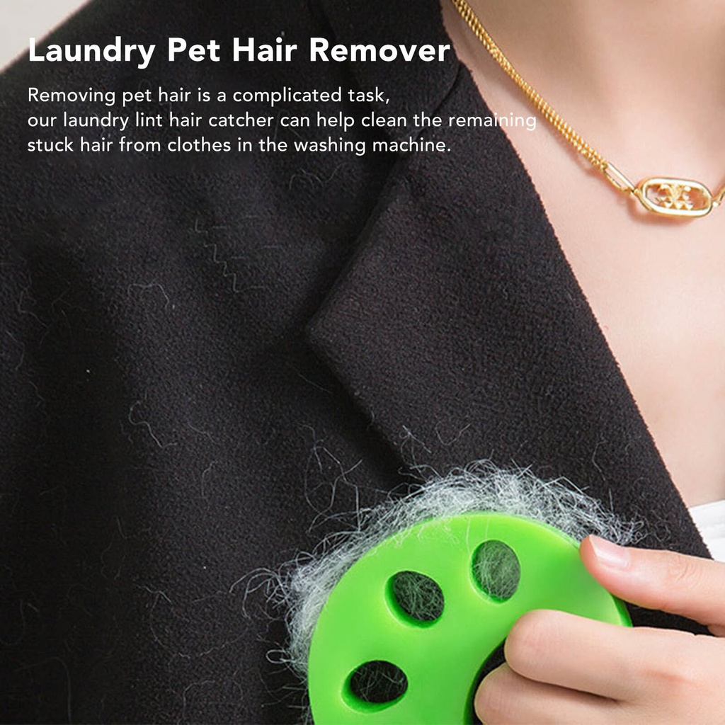 لمامة وبر سيليكون للغسيل وازالة شعر القطط والكلاب قابة لاعادة الاستخدام