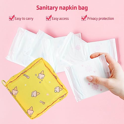 شنطة ميني للفوط الصحية ومستحضرات التجميل بسوستة وسهلة الحمل للخروج