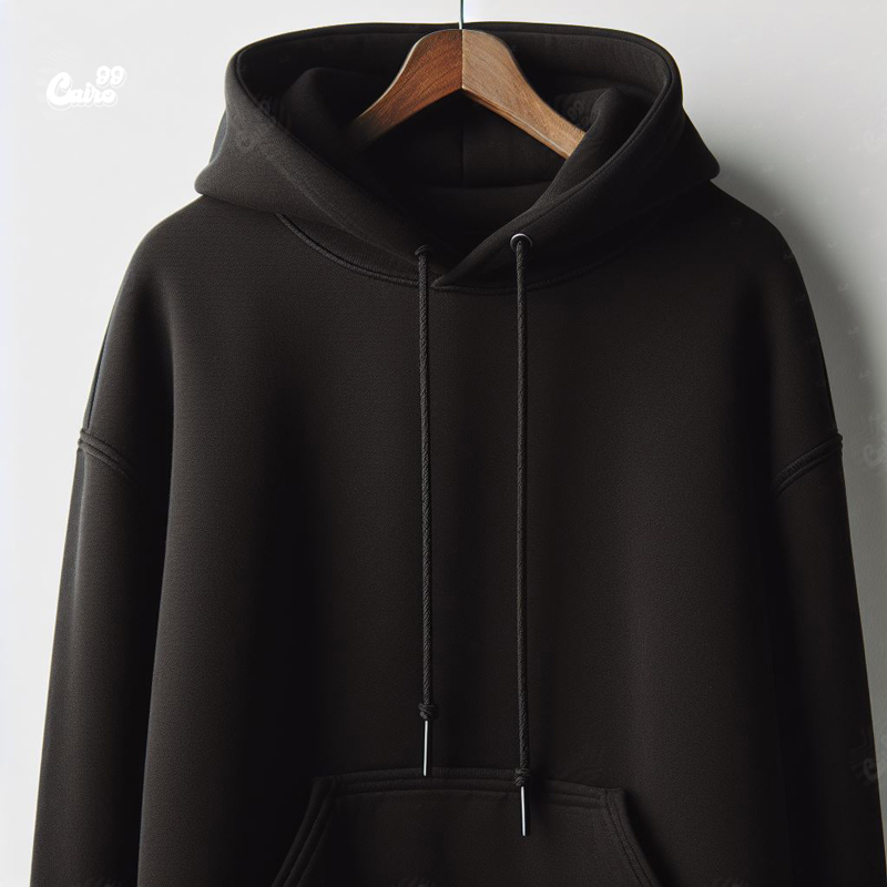 Do What makes you happy هودي اوفر سايز قطن بكابيشو باللون الاسود  للرجال والنساء