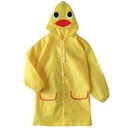 كوت وتربروف لحماية الاطفال من المطر والأتساخ بكابشوه رسومات مختلفة وجيوب امامية قابل للطي