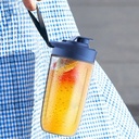 خلاط و مج فواكه وخضروات محمول يو اس بي 520 ملي لعمل العصائر والمشروبات الصحية