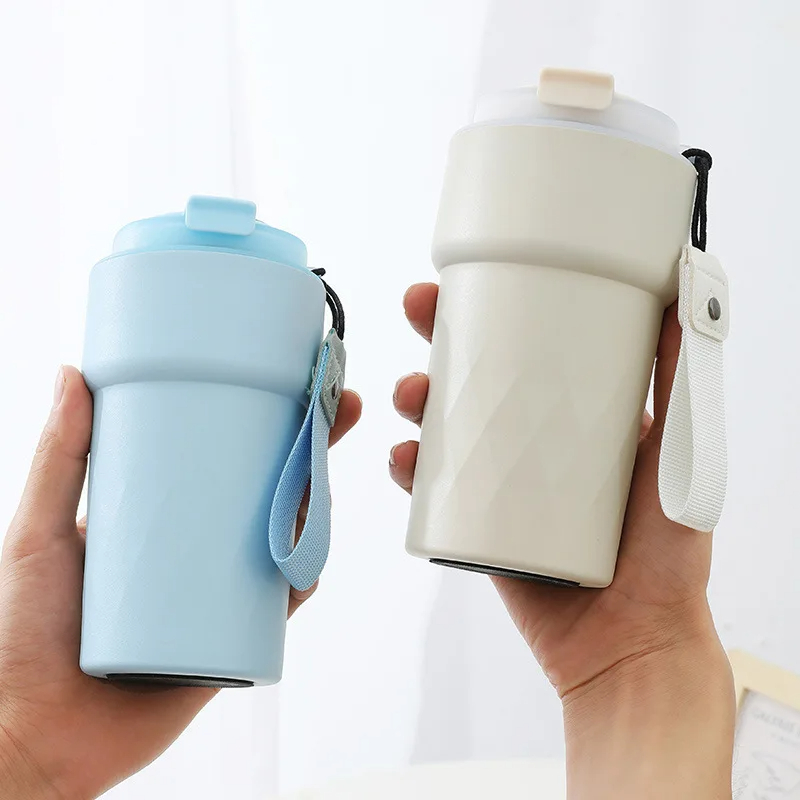 مج حراري ديجيتال استانليس ستيل محكم الغلق 460 مللي للسفر والخروج والعمل