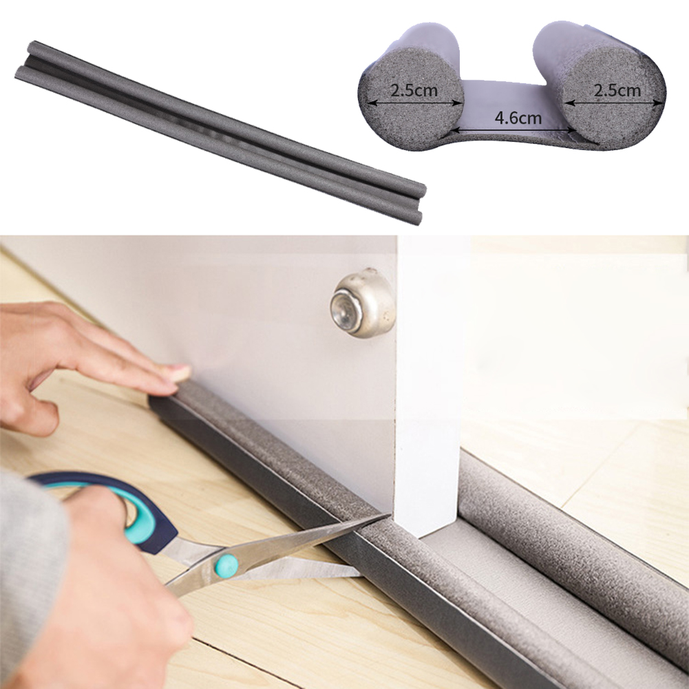 شريط عازل الباب المزدوح اسفنجي لمنع دخول الحشرات والاترابة