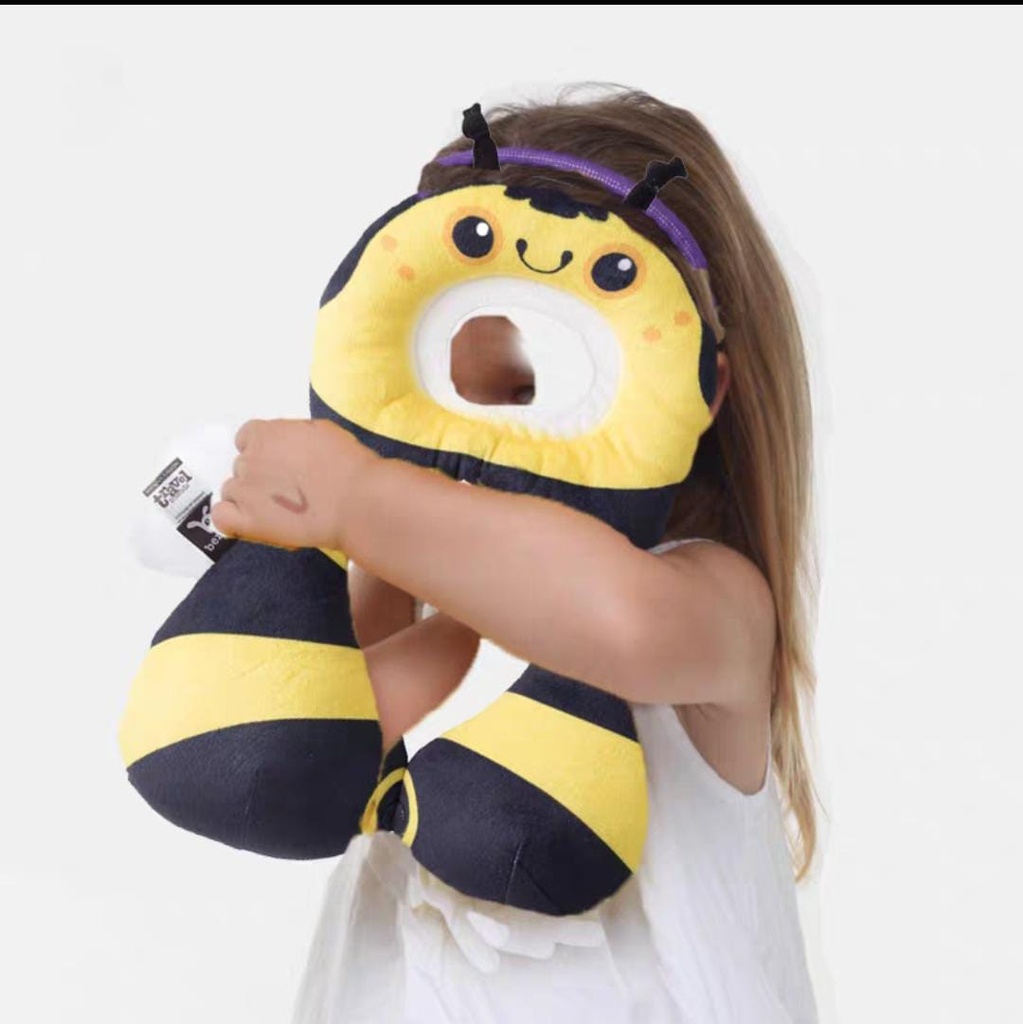 مسند حماية راس اطفال من الاصابات او الصدمات مرنة قابلة للتعديل