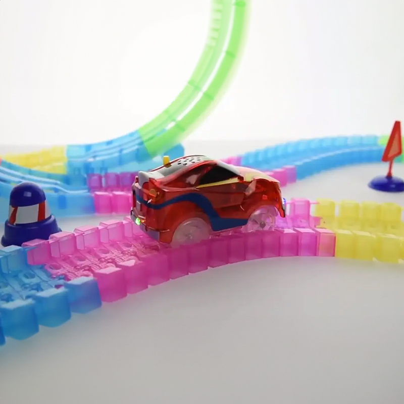 لعبة سباق سيارات بمسار كبير 360 قطعة بريموت كنترول للتحكم عن بعد