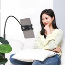 حامل موبايل وتابلت بقاعدة ثابته ومتينة مرن قابل للاطالة والدوران 360 درجة لمشاهدة الفيديوهات والافلام وعمل الاجتماعات