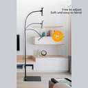 حامل موبايل وتابلت بقاعدة ثابته ومتينة مرن قابل للاطالة والدوران 360 درجة لمشاهدة الفيديوهات والافلام وعمل الاجتماعات