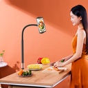 حامل موبايل وتابلت بقاعدة ثابته ومتينة مرن قابل للاطالة والدوران 360 درجة لمشاهدة الفيديوهات والافلام وعمل الاجتماعات