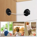 قفل امان لاصق لحماية الاطفال برقم سري مقاوم للحرارة قوي التثبيت للثلاجة او الشباك او الابواب