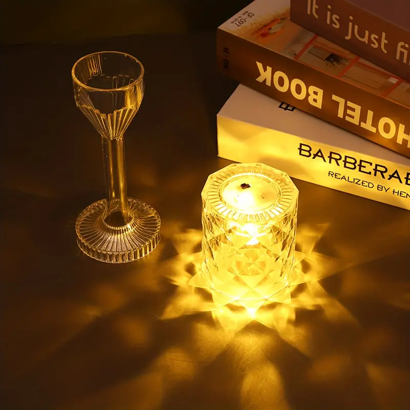 شمعة ليد مضيئة بدون لهب لتجديد ديكور المنزل وإضفاء اجواء رومانسية هادئة من الاكليريك ​