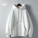 Panda هودي اوفر سايز قطن باللون الابيض