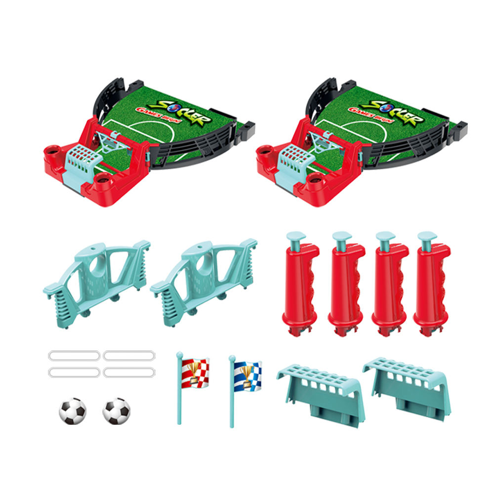 لعبة ملعب كرة القدم تفاعلية مصممة لفردين عبارة عن ملعب كرة قدم و6 قطع من الكرة للاطفال والكبار