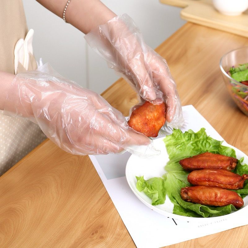 جونتي بلاستيك شفاف 100 قطعة استعمال مرة واحدة للاستخدامات المنزلية المتعدد