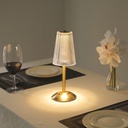 اباجورة اكيليريك مضلع تاتش 3 اضاءات مختلفة تعمل بوصلة لاضافة ديكور مختلف علي المكانUSB