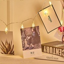 فرع مشابك مضئ 3 متر لتزين الحائط والمنزل بالصور المفضلة وتجديد الديكور