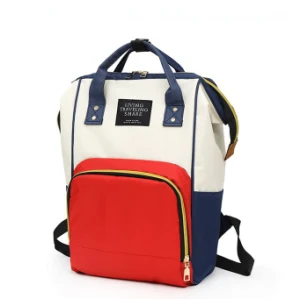 شنطة ظهر للامهات لحمل ادوات البيبي مقسمة بسعة كبيرة لحمل الملابس و الحفاضات والببرونة للسفر والخروج