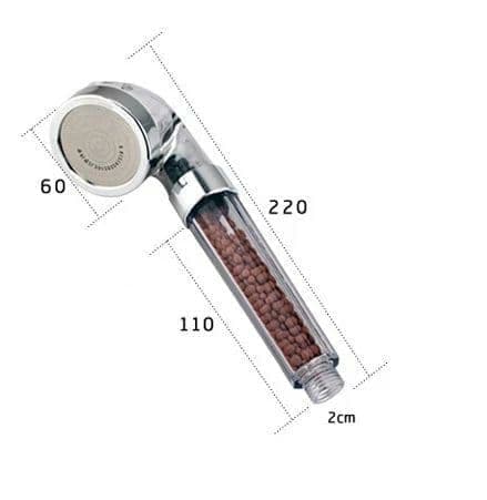 سماعة دش لضغط المياه الضعيفة وفلتر الحبيبات