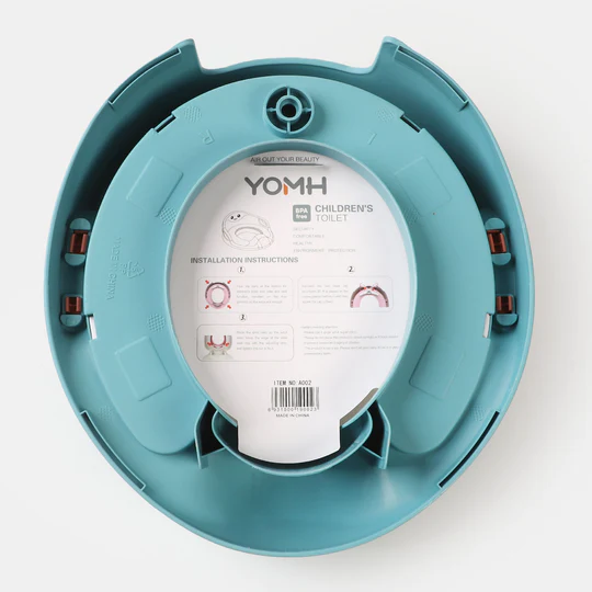 بوتي للاطفال مبطنة للتدريب علي استخدام التواليت بمقبض يناسب جميع انواع الحمامات