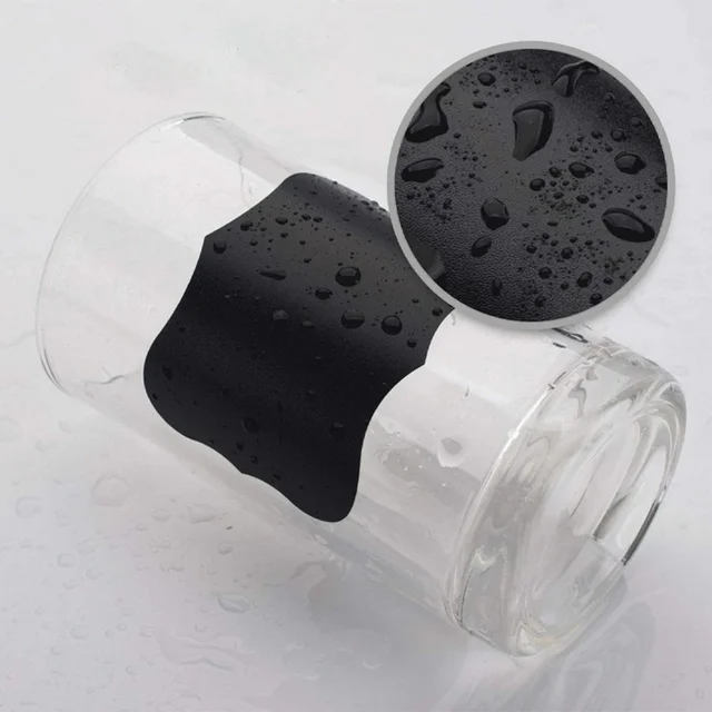 بكرة استيكر كتابة لاصق وتربروف للتحديد و التصنيف للبرطمانات و التوابل و علب التخزين