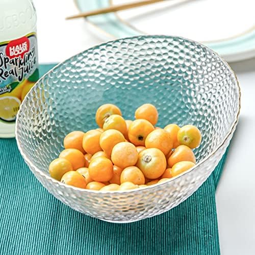 بوله اكليريك بيضاوية بحواف جولد لحمل و تقديم الفاكهة و الخضار بشكل شيك