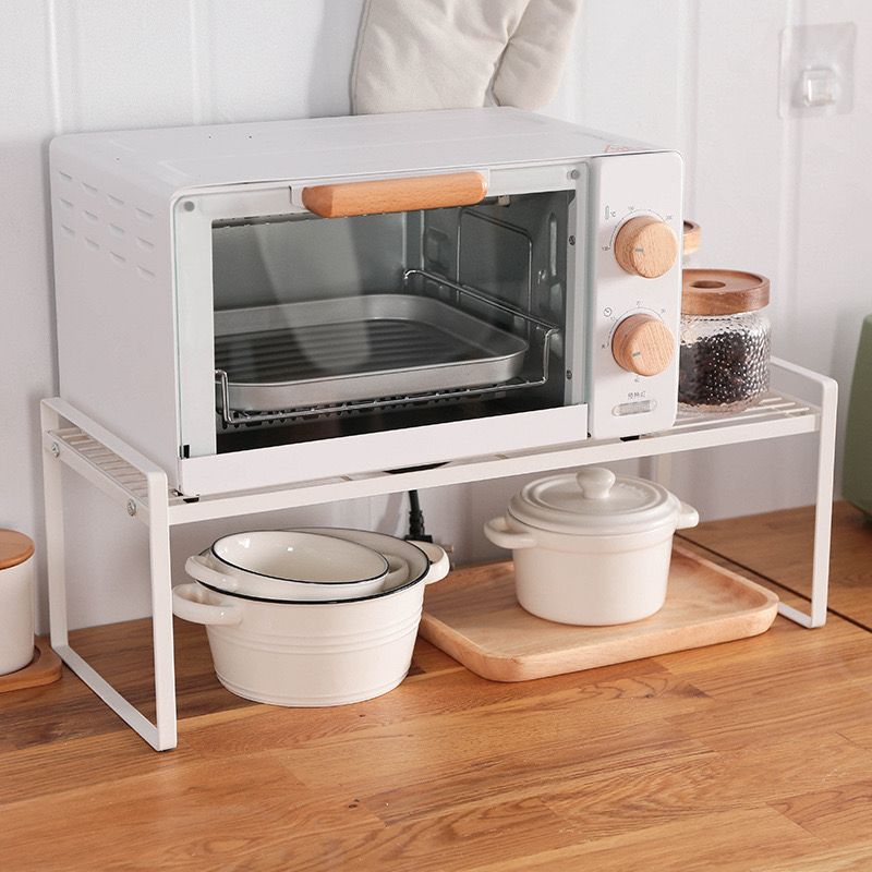 استاند معدن لتنظيم أدوات المطبخ  كالبرطمانات الأكواب والاطباق والحلل