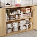 استاند معدن لتنظيم أدوات المطبخ  كالبرطمانات الأكواب والاطباق والحلل