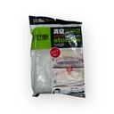 طقم أكياس فاكيوم قطعتين بمقاسات مختلفة لتخزين الملابس والمفروشات يوفر مساحات تصل يصل إلي 70 % والحفاظ عليهم من الأتربة