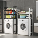 استاند منظم فوق الغسالة 3 دور مع هوكات لحمل و تنظيم ادوات الحمام و الفوط متعدد الاستخدامات