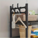 استاند منظم فوق الغسالة 3 دور مع هوكات لحمل و تنظيم ادوات الحمام و الفوط متعدد الاستخدامات