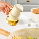 بخاخ زيت وخل سوائل زجاج 180 مللي عالي الضغط لتوفير الزيوت وعمل اكل صحي بيد لسهولة الاستخدام