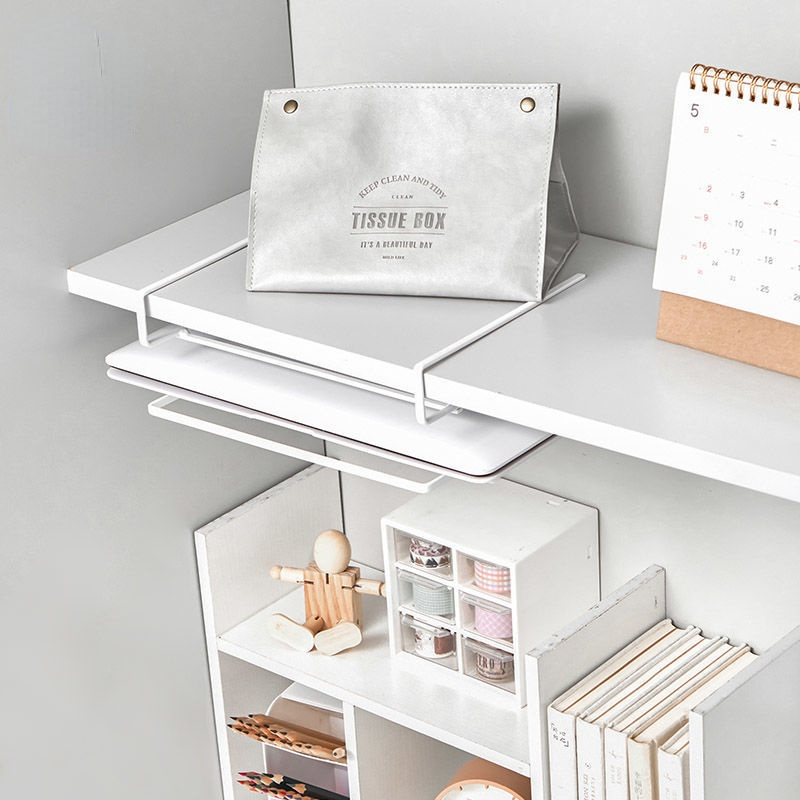 اندر شيلف معدن غير قابل للصدأ حامل للاب توب و للكتب سهل التركيب