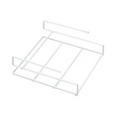 اندر شيلف معدن غير قابل للصدأ حامل للاب توب و للكتب سهل التركيب