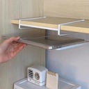 اندر شيلف معدن غير قابل للصدأ حامل للاب توب و للكتب سهل التركيب