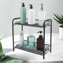 استاند معدن  2 دور لحمل وتنظيم أدوات المطبخ والحمام