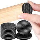 مانع انزلاق الكراسي وخدش الارضيات 4 قطع من الجلد بلصق دابل فيس قوي