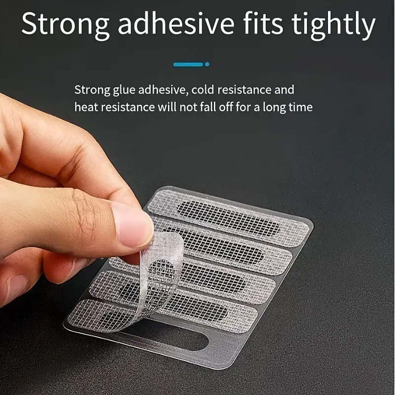 طقم معالج انقطاع سلك الشبابيك 50 قطعة بلزق دبل فيس قوي لسهولة التركيب